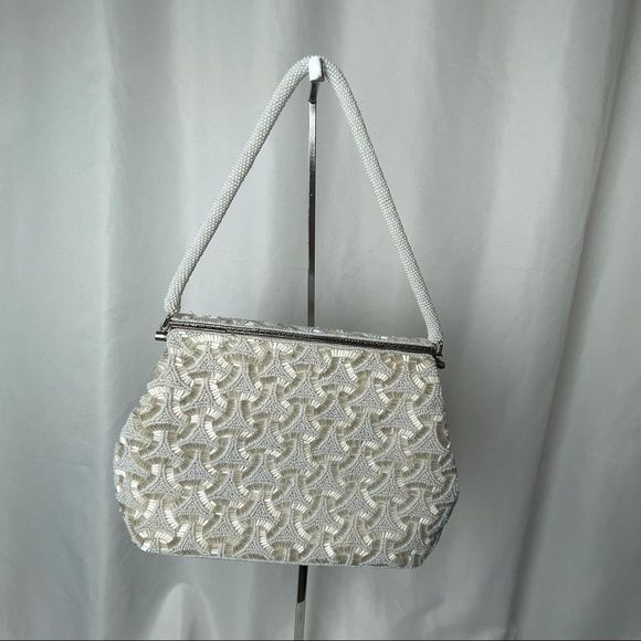 Vintage Hand Beaded Evening Hand Bag - Picture 2 of 12